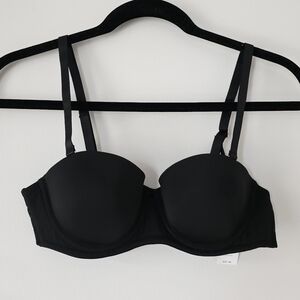 Soma Telltale The Creator Strapless Toasted Black Bra Size 34B NWT